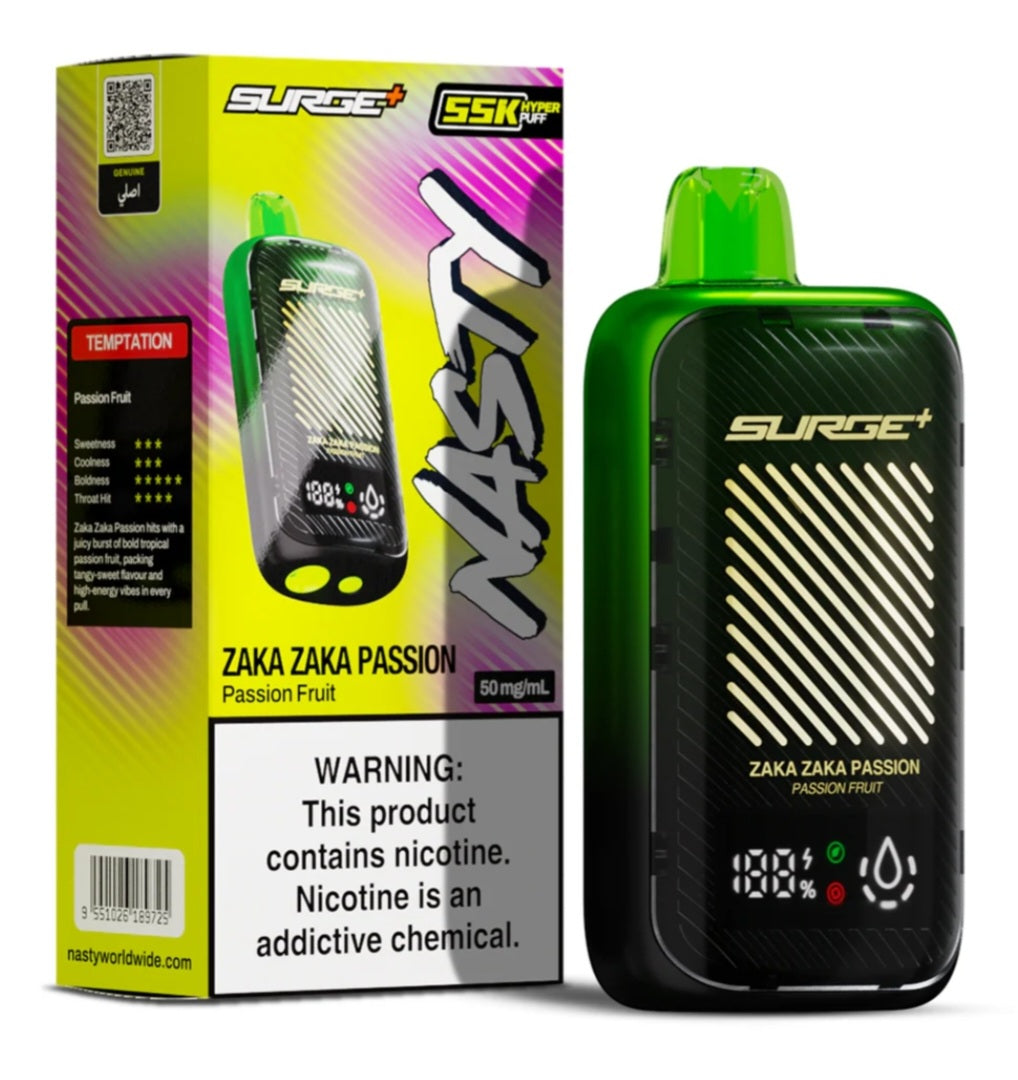 Nasty surge 55000 puffs 55k passion fruit
