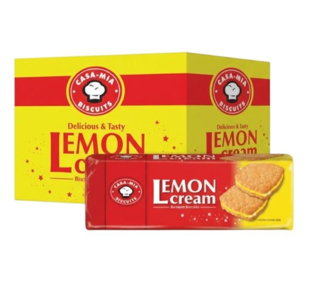 Lemon cream biscuits 150gx12