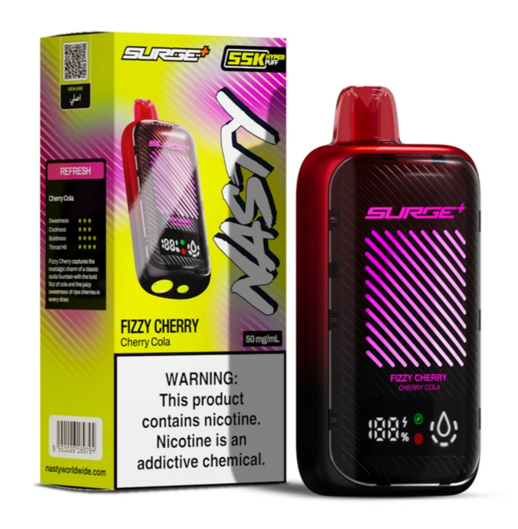 Nasty surge 55000 puffs 55k Cherry cola