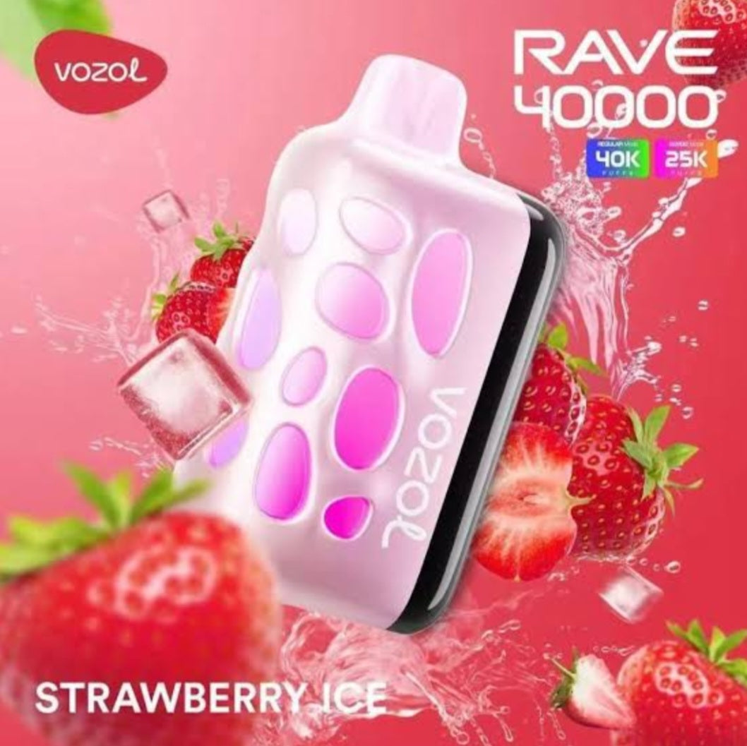 Vozol 40000 puffs reva 40k Strawberry ice