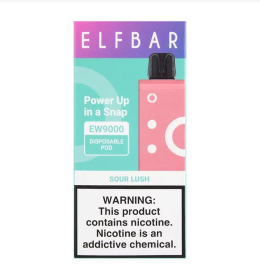 Elf bar ew 9000 puffs pod sour lush