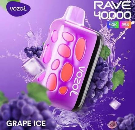 Vozol 40000 puffs reva 40k Grape ice