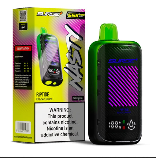 Nasty surge 55000 puffs 55k Blackcurrant