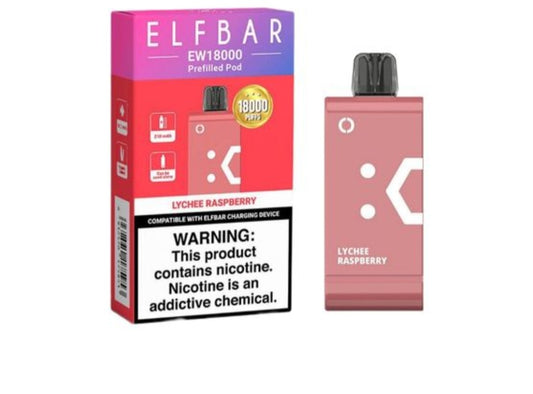 Elf bar ew 18000 puffs pod lychee Raspberry