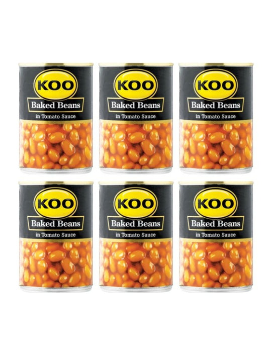 Koo baked beans 410gx6
